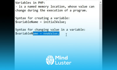 Variables in PHP PHP shorts 08 