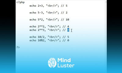 Arithmetic Operators in PHP PHP shorts 15 