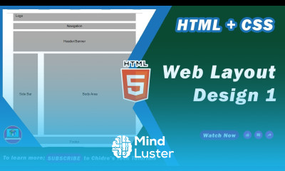 How to create Website Page Layout in HTML CSS using Float Web Layout Design Tutorial 01 