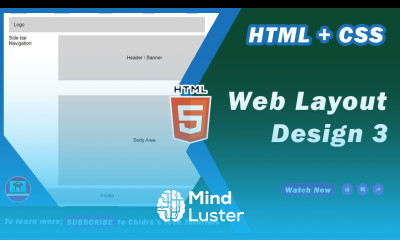 How to create Website Page Layout in HTML CSS using Float Web Layout Design Tutorial 03 