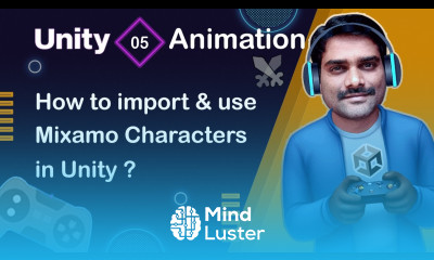 How to import Mixamo Characters in Unity Unity Animation Tutorial 05 