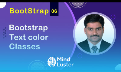 Bootstrap Text Color Classes Bootstrap5 Tutorial 06 