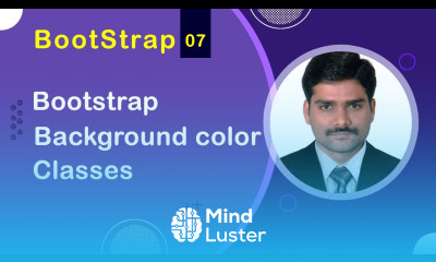 Bootstrap Background Color Classes Bootstrap5 Tutorial 07 