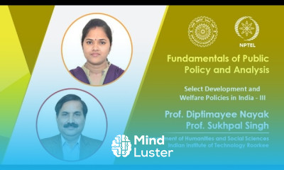 LEC 35 Select Development and Welfare Policies in India III