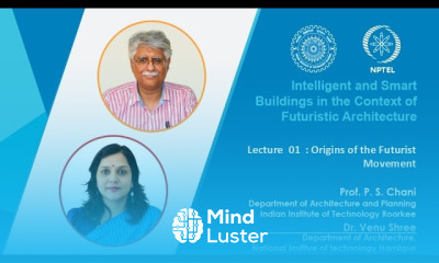Lecture 01 Origins of the Futurist Movement