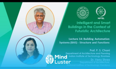 Lecture 14 Building Automation Systems BAS Structure and Functions