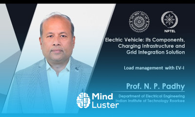 Lecture 54 Load management with EV I
