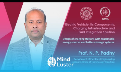 Lecture 36 Design of charging stations with sustainable energy sources and battery storage systems