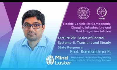 Lecture 28 Basics of Control Systems II Transient and Steady State response