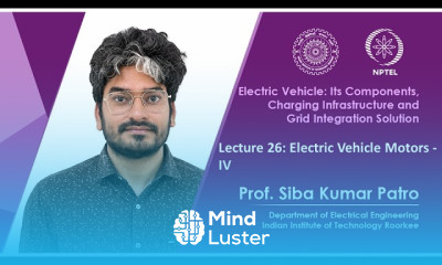 Lecture 26 Electric Vehicle Motors IV