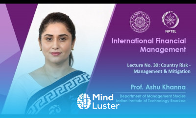 Lec 30 Country Risk Management Mitigation