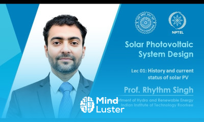 Lec 01 History and current status of solar PV