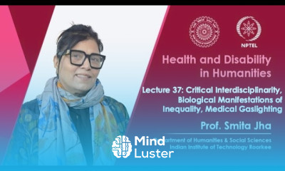 Lecture 37 Critical Interdisciplinarity Biological Manifestations of Inequality Medical Gaslighting