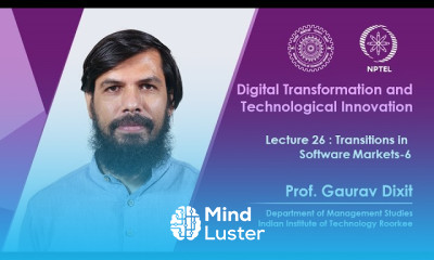 Lecture 26 Transitions in Software Markets 6