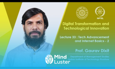Lecture 33 Tech Advancement and Internet Basics 2