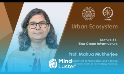Lecture 41 Blue Green Infrastructure