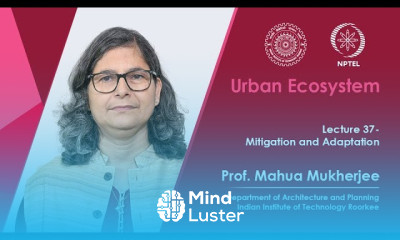 Lecture 37 Mitigation and Adaptation