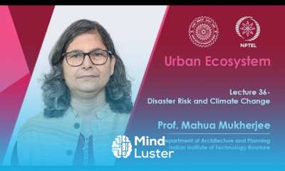 Lecture 36 Disaster Risk and Climate Change