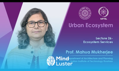 Lecture 26 Ecosystem Services