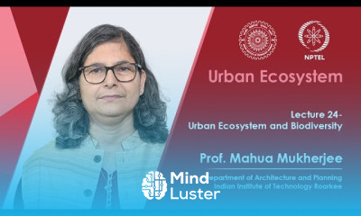 Lecture 24 Urban Ecosystem and Biodiversity