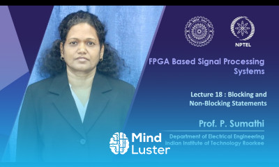 Lecture 18 Blocking and Non Blocking Statements