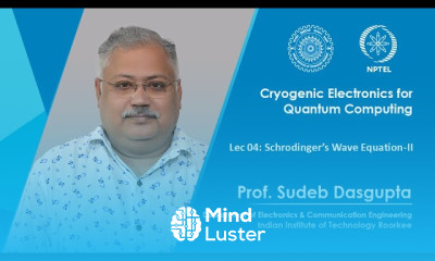 Lec 04 Schrodinger s Wave Equation II