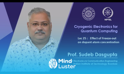 Lec 25 Effect of Freeze out on dopant atom concentration