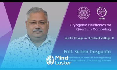 Lec 33 Change in Threshold Voltage Trap Based Changes
