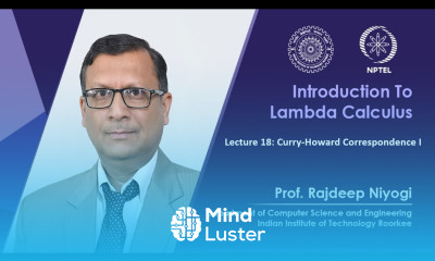 Lecture 18 Curry Howard Correspondence I