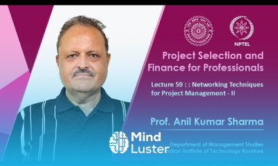 Lecture 59 Networking Techniques for Project Management II