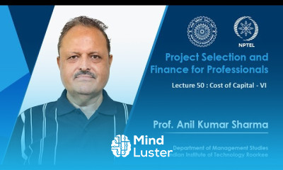 Lecture 50 Cost of Capital VI