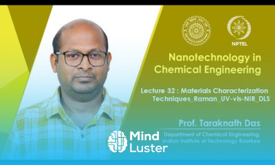 Lecture 32 Materials Characterization Techniques Raman UV vis NIR DLS
