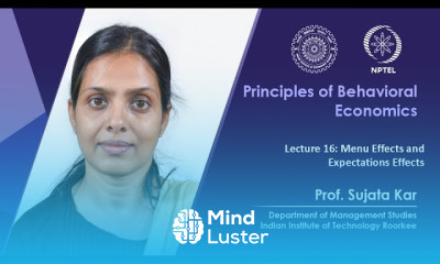 Lecture 16 Menu Effects and Expectations Effects