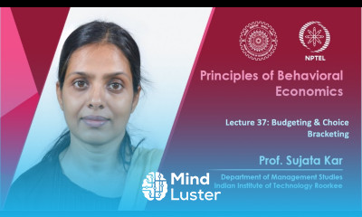 Lecture 37 Budgeting Choice Bracketing