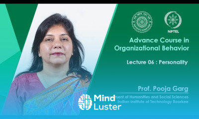Lecture 06 Personality