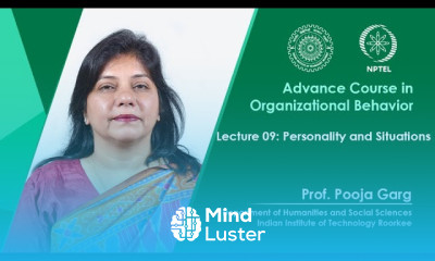 Lecture 09 Personality and Situations