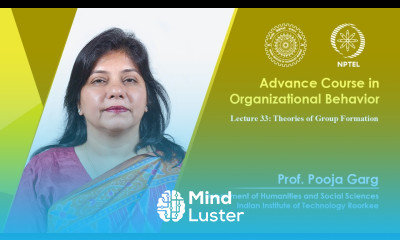 Lecture 33 Theories of Group Formation