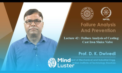 Lecture 42 Failure Analysis of Casting Cast Iron Sluice Valve