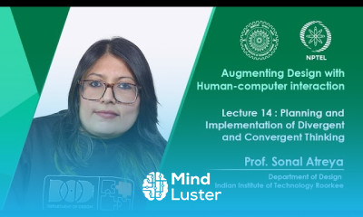 Lecture 14 Planning and Implementation of Divergent and Convergent Thinking