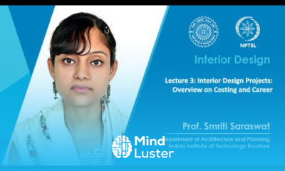 Lecture 03 Interior Design Projects Overview on Costing and Career