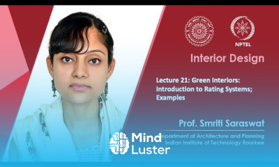 Lecture 21 Green Interiors Introduction to Rating Systems Examples