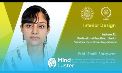 Lecture 31 Professional Practice Interior Services Functional Importance