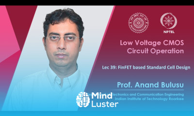 Lec 39 FinFET based Standard Cell Design