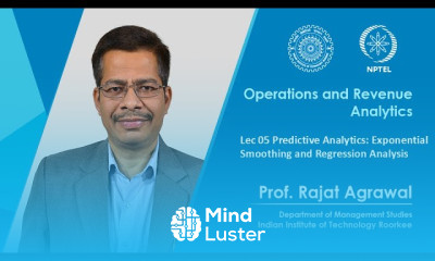 Lecture 05 Predictive Analytics Exponential Smoothing and Regression Analysis