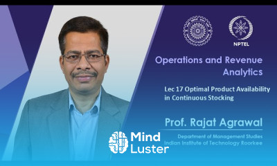 Lecture 17 Optimal Product Availability in Continuous Stocking