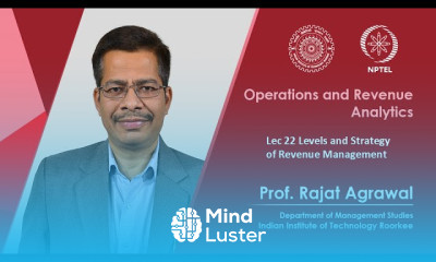 Lecture 22 Levels and Strategy of Revenue Management