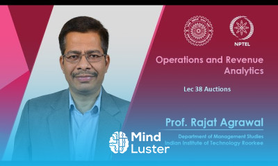 Lecture 38 Auctions