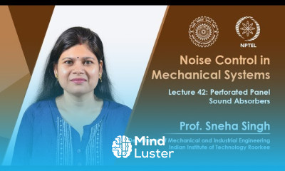 Lecture 42 Perforated Panel Sound Absorbers
