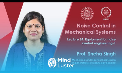 Lecture 24 Equipment for noise control engineering 1