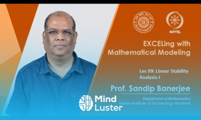 Lec 09 Linear Stability Analysis I